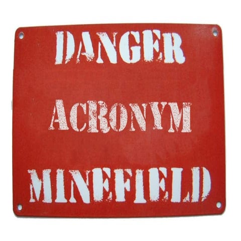 Project Management Acronym Minefield
