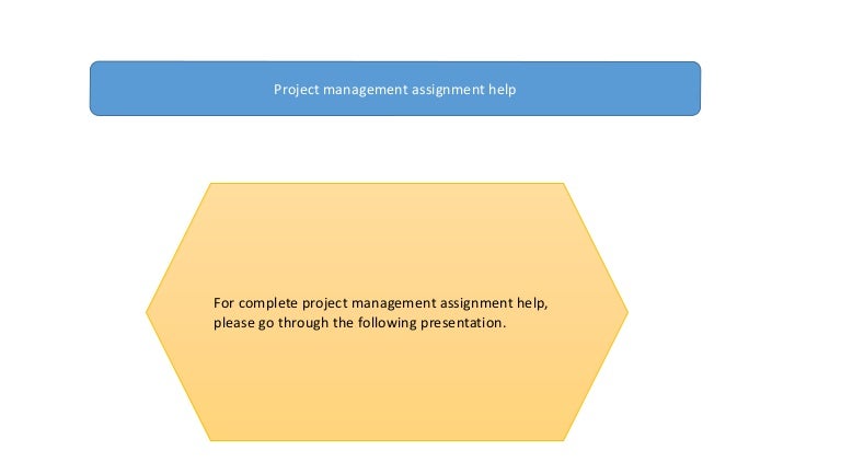 Project management assignment help