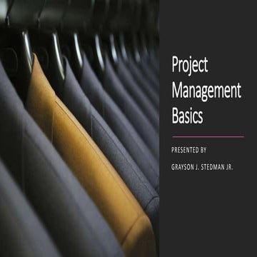 Project Management Basics