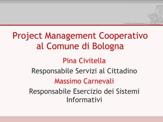 Project management collaborativo