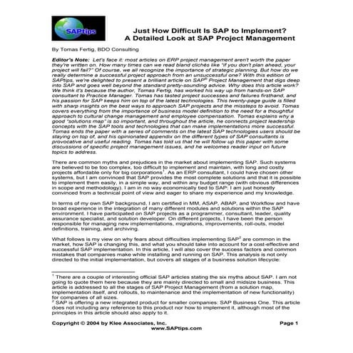 Project management e mconvt