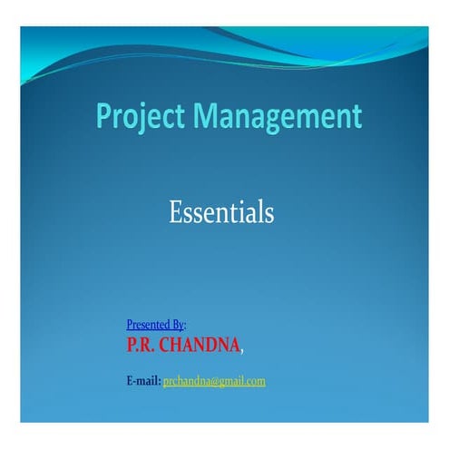 Project Management Essentials