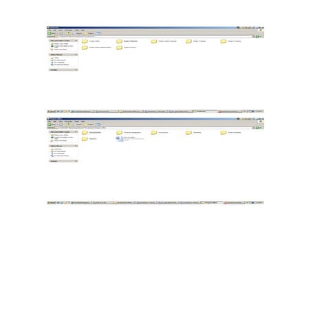 Project management file structures