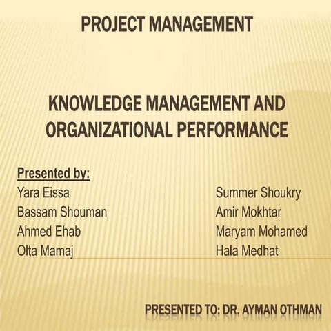 Project management final