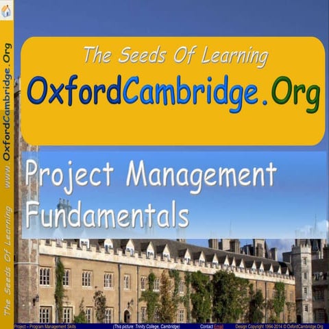 Project Management Fundamentals
