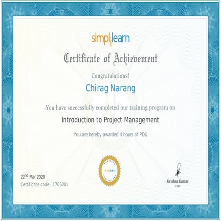 Project management fundamentals