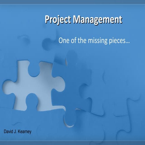 Project Management In Legal   One Of The Missing Pieces