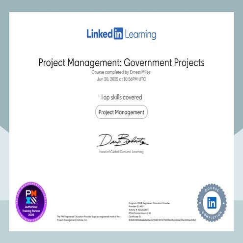 Project Management Institute (PMI)®.EMiles | PDF