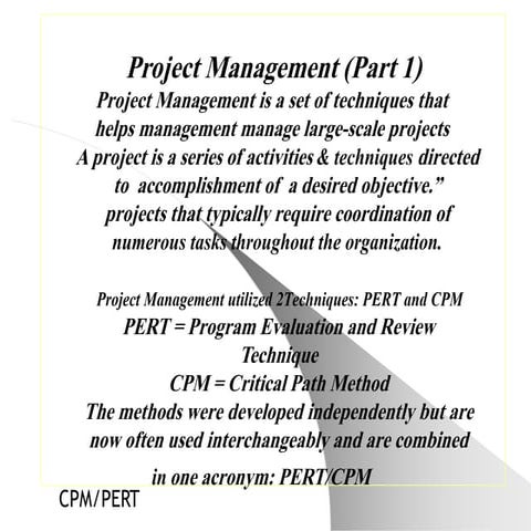 project managment lesson mechanical engineering