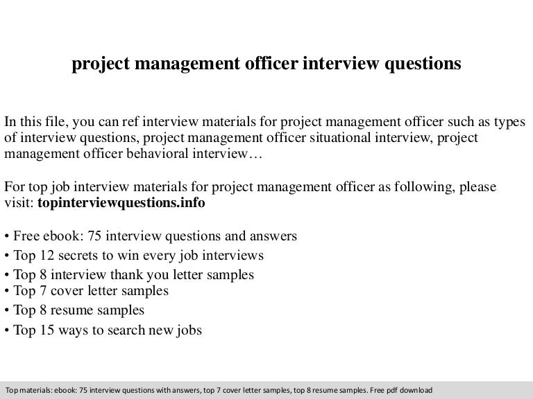 project management questions and answers