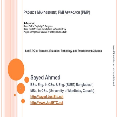 Project management pmi_approach_pmp
