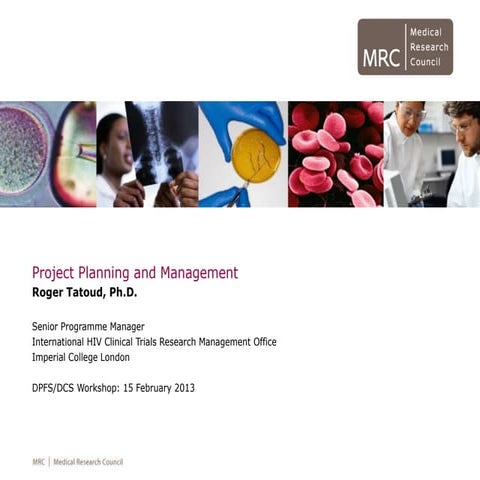 Introduction to Project Management for Researchers