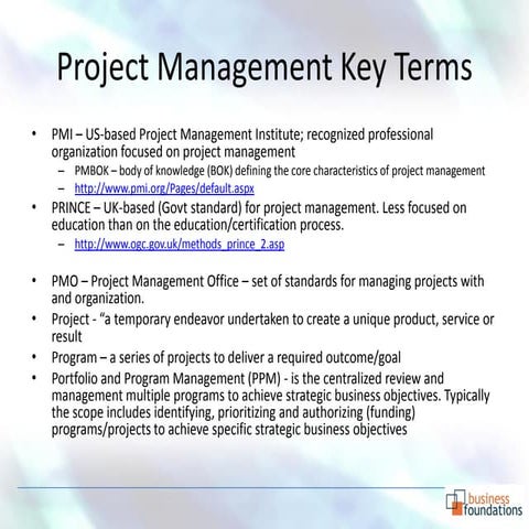 Project management primer
