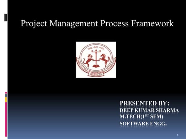 Project management process_framework