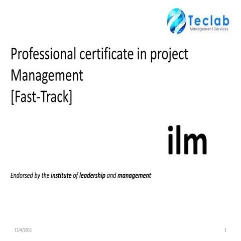 Project management study book