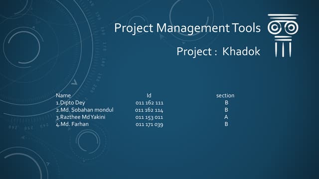 Project Management Tools