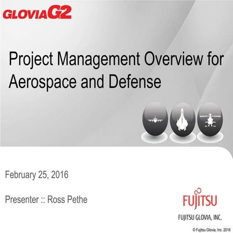 Project Management Overview for Aerospace and Defense Industry 