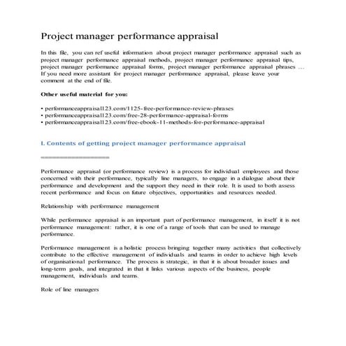 Peer performance appraisal | DOCX