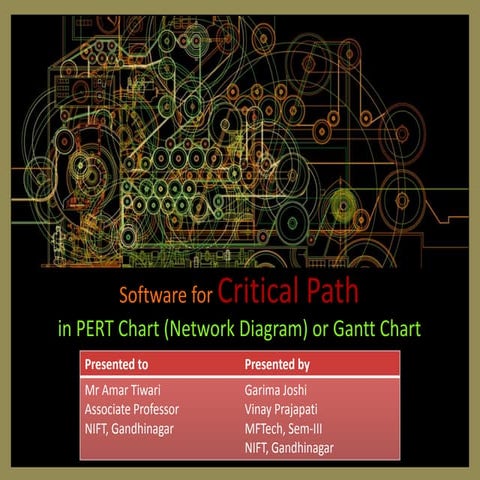 Project Management Through Gantt & Pert Chart