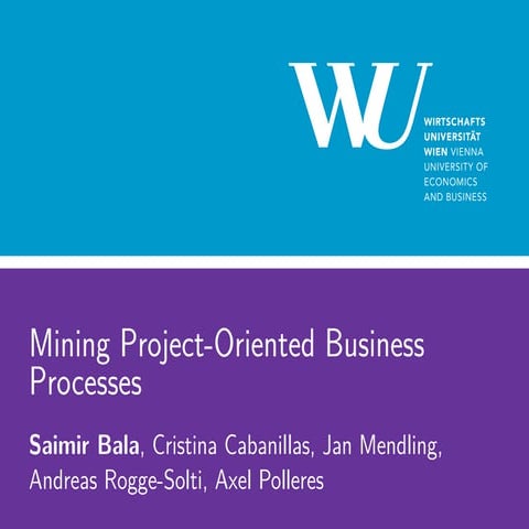Mining Project-Oriented Business Processes
