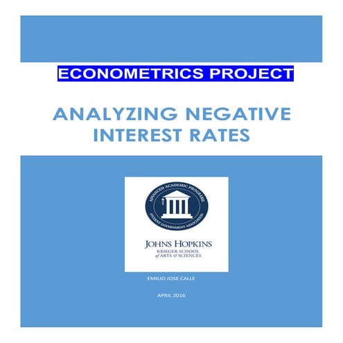 Negative interest rates | PDF