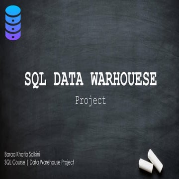 Comprehensive SQL Data Warehouse and Analytics Project Overview | PDF