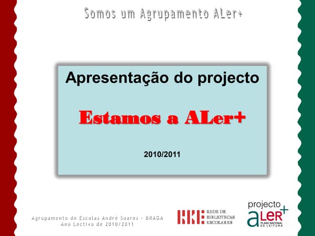 Projecto a ler+ 2011 final