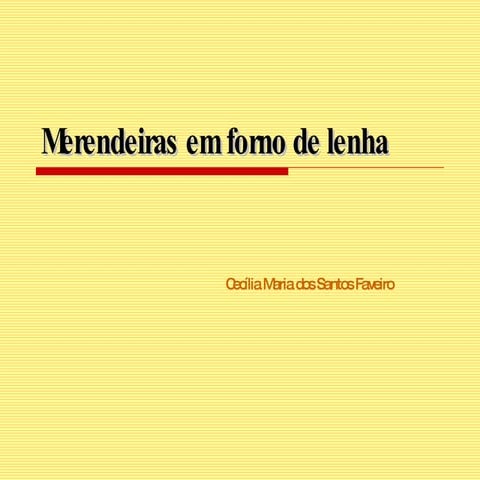 Receita de merendeiras | PPT