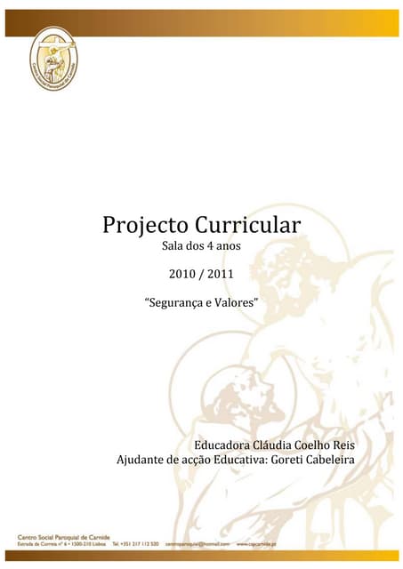 Projecto curricular 4 anos 1