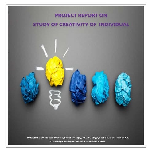 Project of ob on creativity