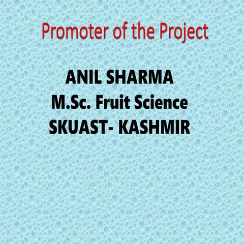 Project of Organic fertilizer unit