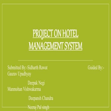 Project ON Hotel management system.pptx