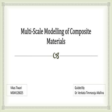 Project on multi scale modelling of composite materials
