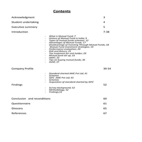 Project on mutual funds study and survey