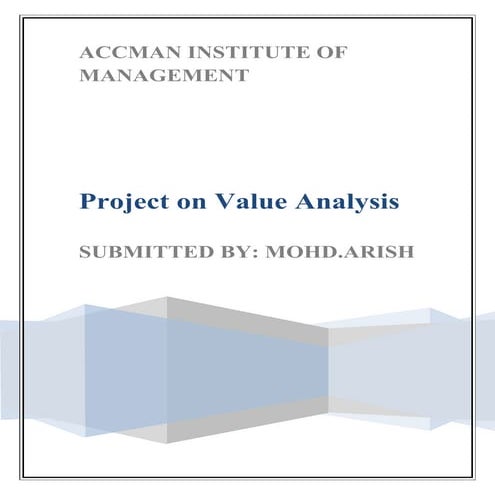 Project On Operation Management