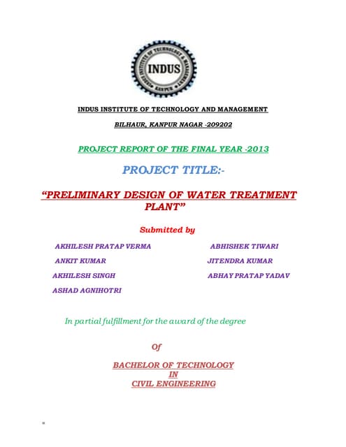 final year Project (civil)