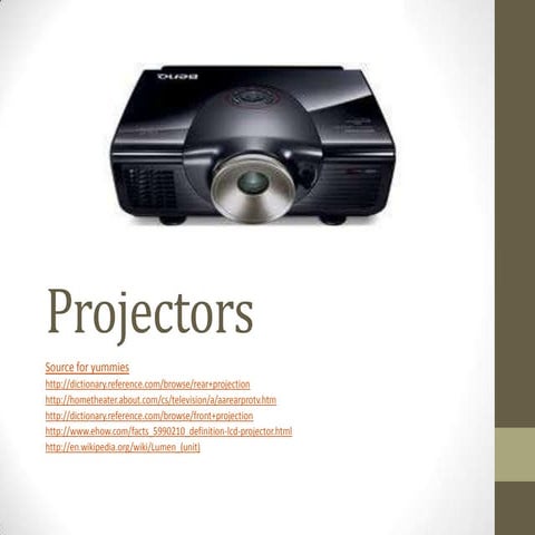 Projectors 2 4 2013