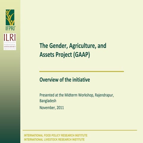 Project overview short midterm workshop