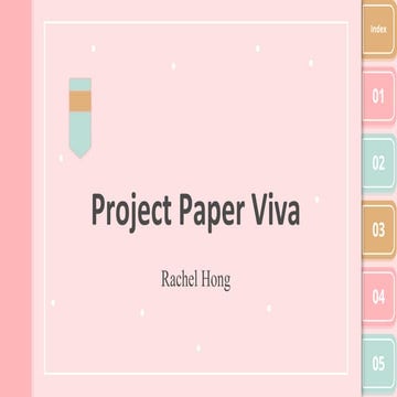 Research Project Paper Viva | PPT