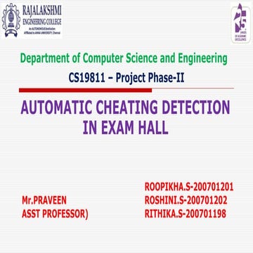 Project Phase-II - First Review - PPT Template.pptx