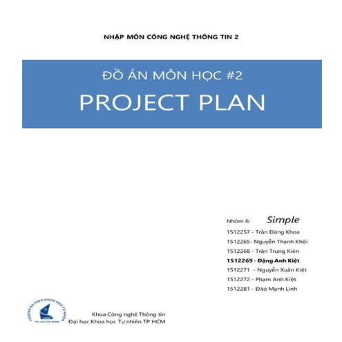 Project plan | DOCX