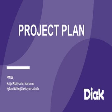 Project Plan