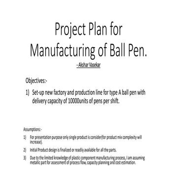 Project Plan for ball pen production(Akshar Vasekar).pdf