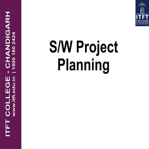 ITFT  -    Project planning