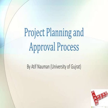 Project Planning and Approval Process