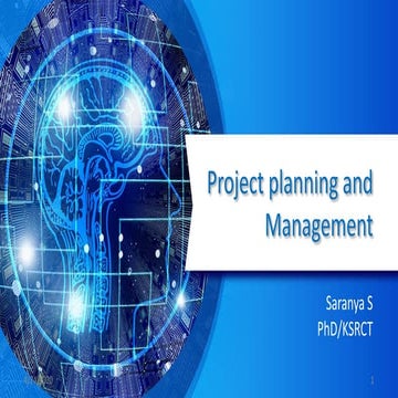Project planning and management