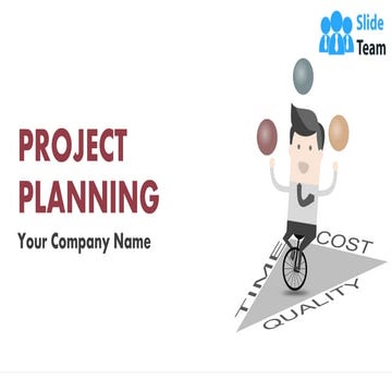 Project Planning Lifecycle Scope And Schedule Complete Powerpoint Deck