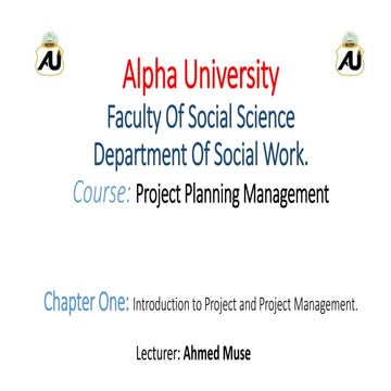 Project Planning Managment {Chapter One}.pptx