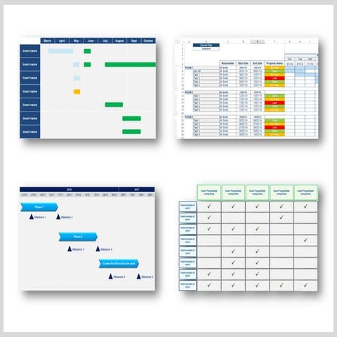 10+ Project Plan Templates & Project Timeline Templates