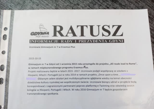 Article about the project - Polish ...